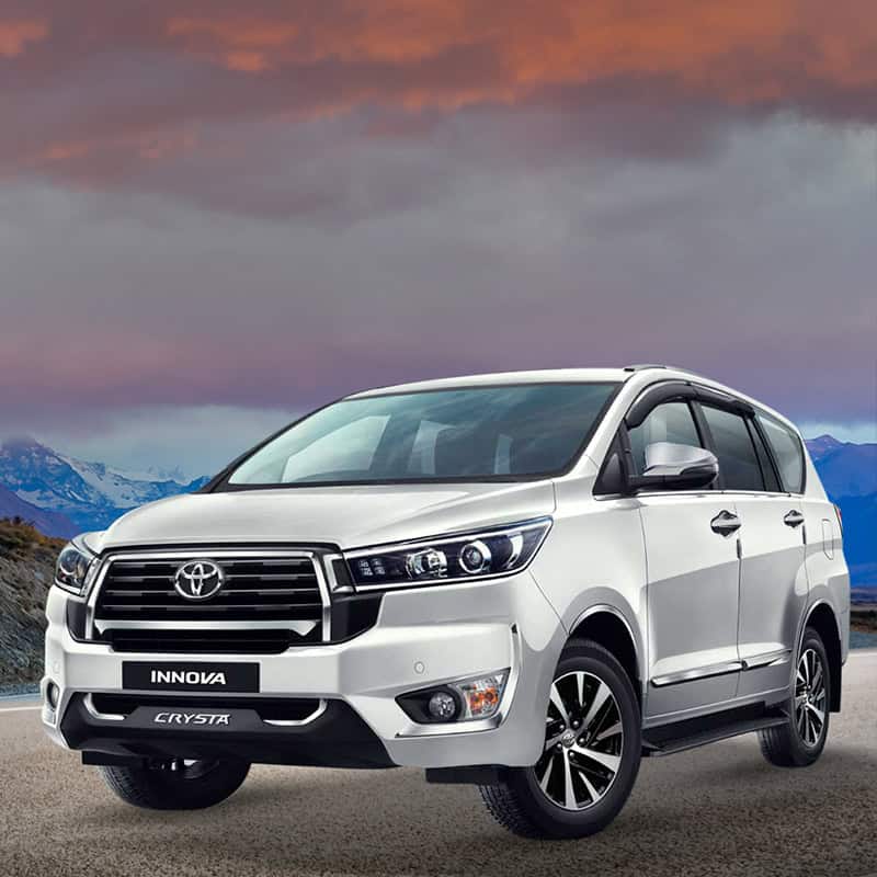 Innova Crysta Car rental with driver in Coimbatore for comfortable family travel – Smart Holiday Travels