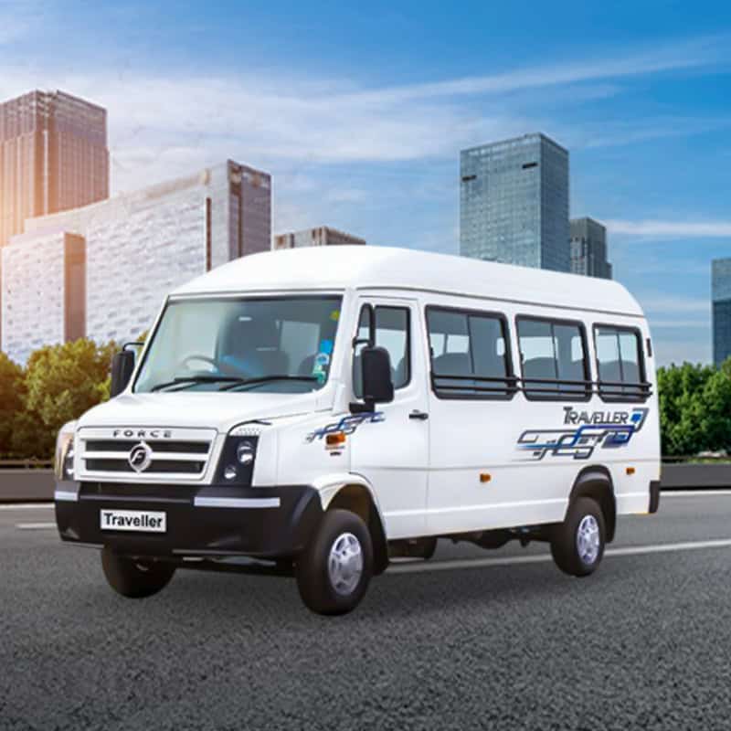 Booking 16 seater Tempo Traveller rental with driver in Coimbatore India